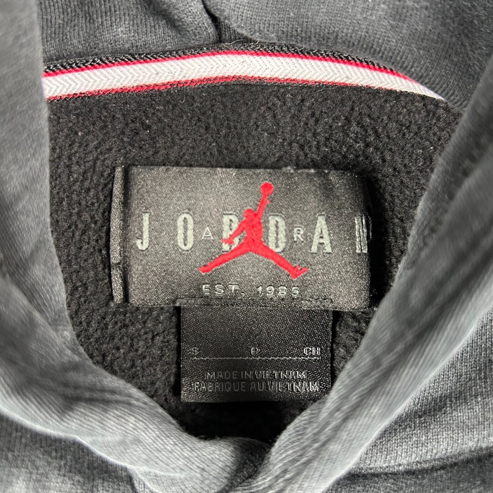 Air Jordan Hoodie Mens Small Essentials Fleece Pullover Black DA9818-010 - Picture 4 of 8